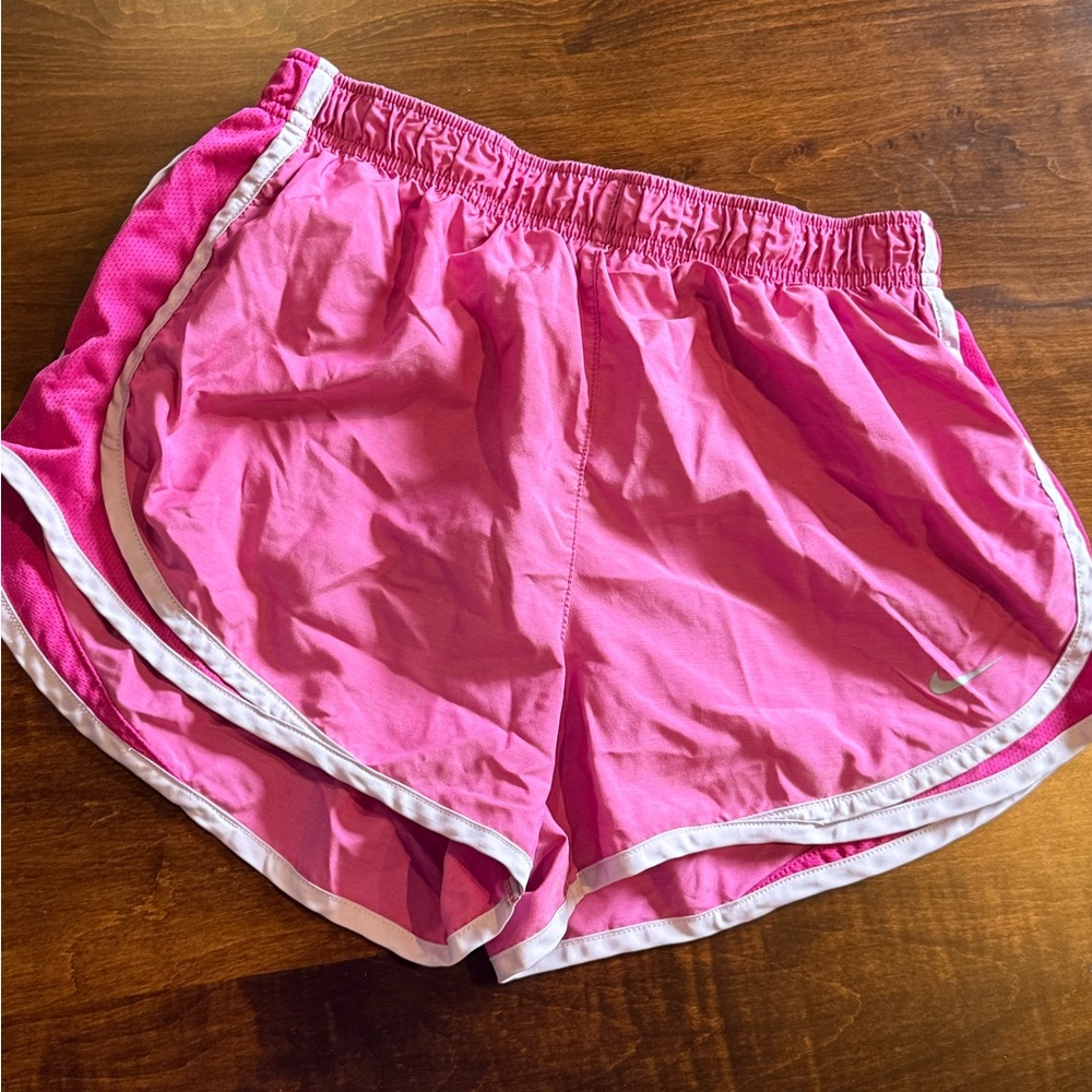 Nike Women's Vibrant Pink Athletic Shorts